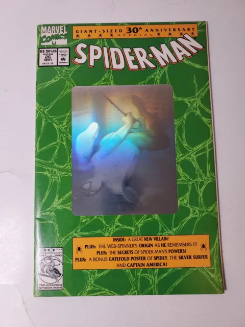 Marvel Comics Spider-Man Vol 1 #26 1992 Holo cover NM see pics