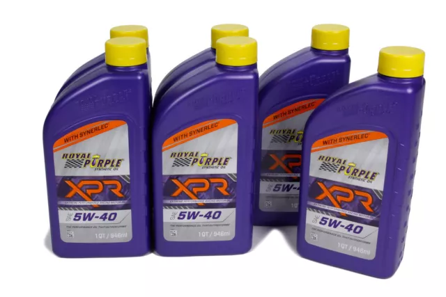 Royal Purple Motor Oil - 5w40 - Synthetic - 1 qt Bottle - Set of 6 06042
