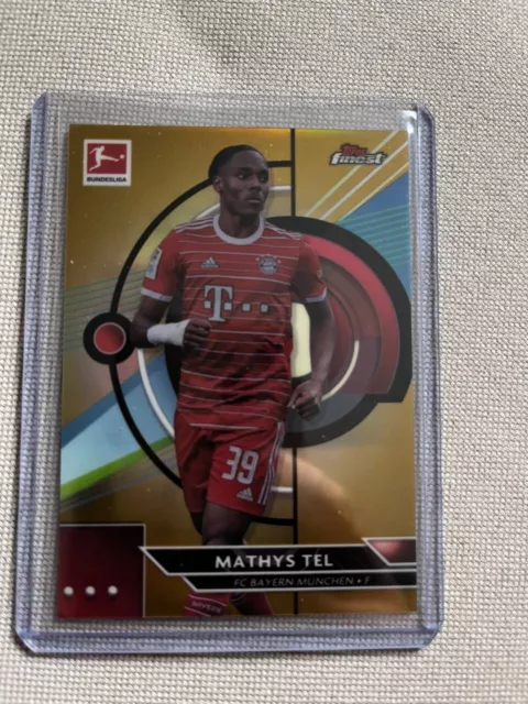 Topps Finest Bundesliga 22/23 Mathys Tel 10/50 FC Bayern München