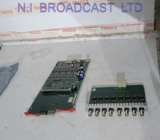 Riedel coax 108 8 channel board for Artist intercom frames  comes with bnc coax