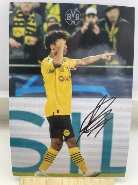 Karim Adeyemi BVB Signiertes Foto 10x15 cm Autogramm Borussia Dortmund Original