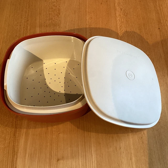 VINTAGE TUPPERWARE RICE Steamer Multi Server Fish Veg Steamer Salad