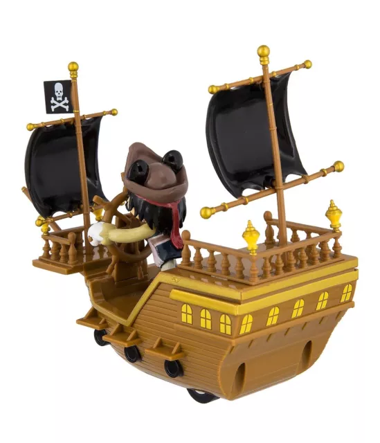 Disney Parks Pirates of the Caribbean Mickey Pullback Pirate Ship Toy New 2