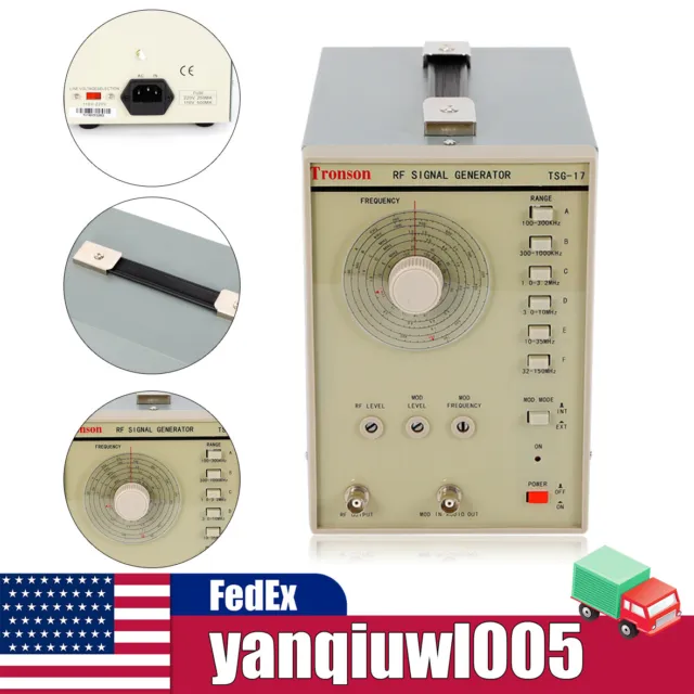 RF/AM Audio Signal Generator High Radio Frequency Signal Generator 100KHz-150MHz