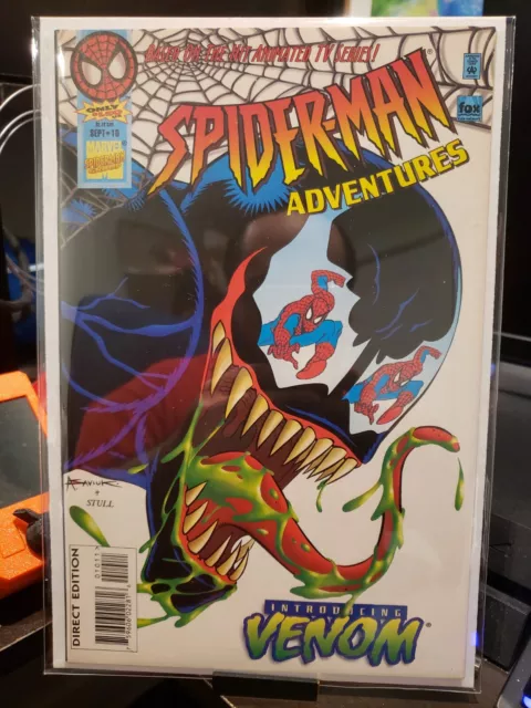 Spider-Man Adventures 10 Comic Book Based On 1994 Series 1st Animated Venom NM