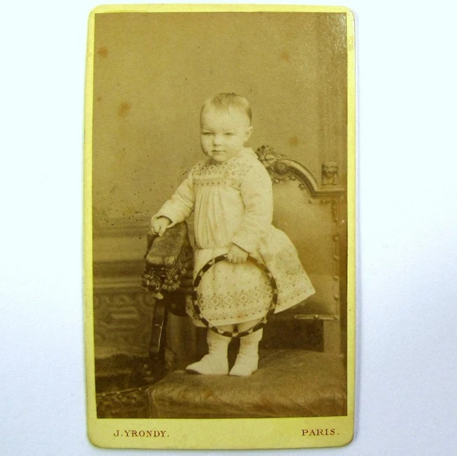 Photo Ancienne CDV – Enfant Mode Vers 1860 – Studio Durand Lyon, Original