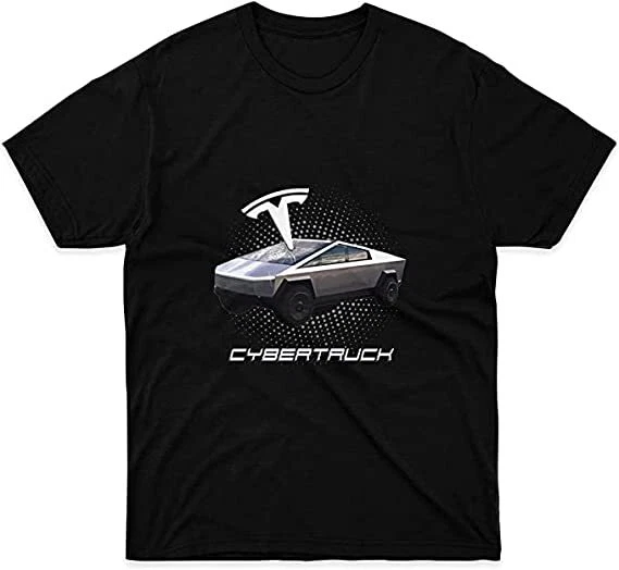 Driving Cybertruck Funny Gift for Car Lovers Tesla Shirts for Men Women T-Shirt