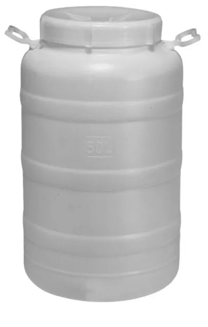 Ecoplast BL50 Fusto Bocca Larga - 50L, Neutro