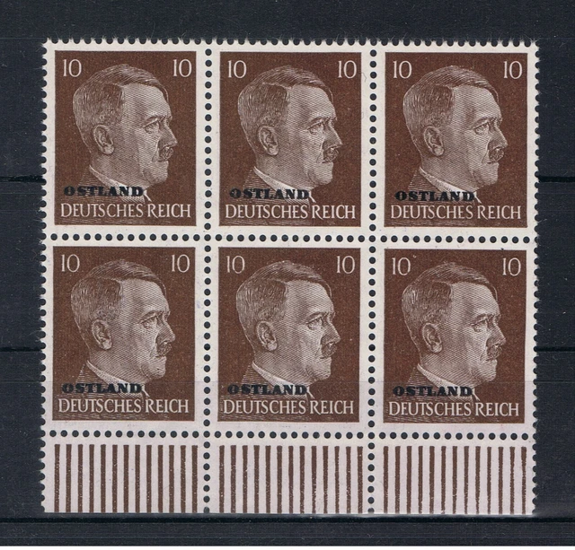 Deutsche Besetzungsausgaben Ostland Michel Nr. 19 ohne Gummierung