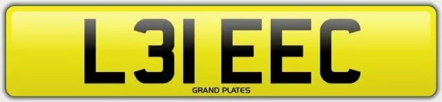 Lee C Lees Number Plate L31 Eec Leah Liam Lea Leanne Car Reg All Fees Paid Leigh