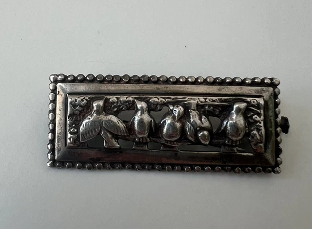 Jolie Broche en argent taille 5 cm prix 55 - Montres & Bijoux