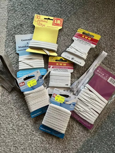 Gummilitze Knopflochband