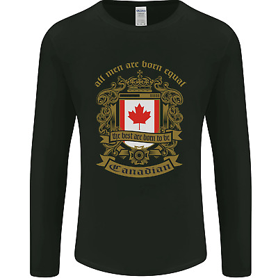 All Men Are Born Equal Canadian Canada Mens Long Sleeve T-Shirt