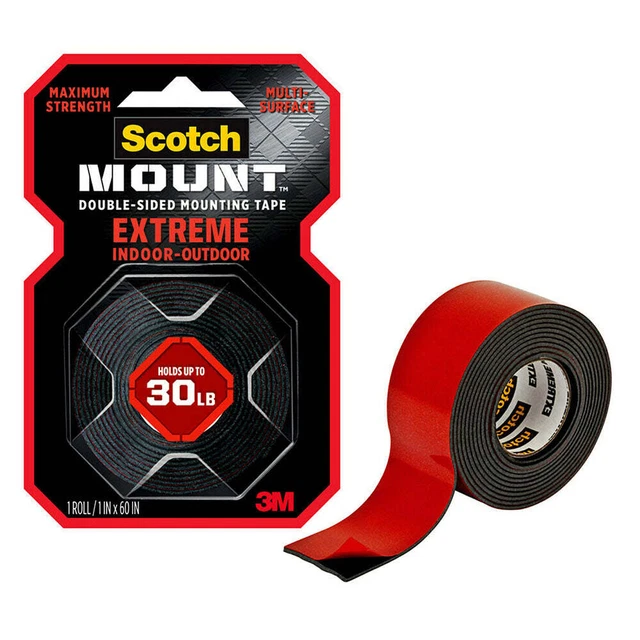 SCOTCH PREMIUM QUALITY HeavyDuty Extreme Adhesive DoubleSided