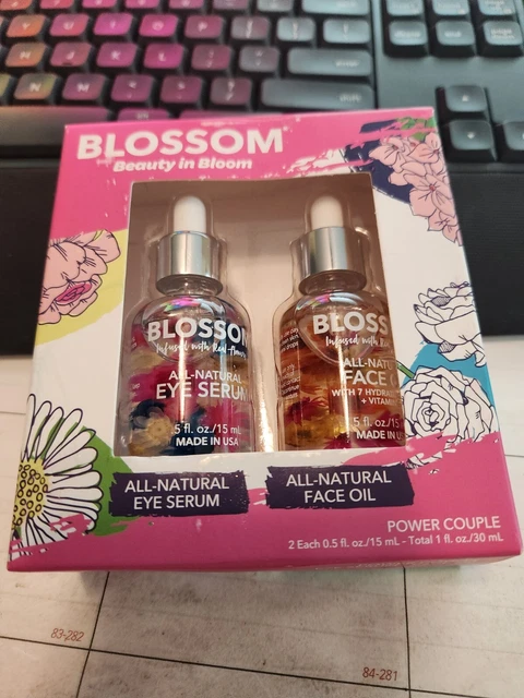Suero natural para ojos y aceite facial BLOSSOM Beauty in Bloom Power Couple (BL-GS53)