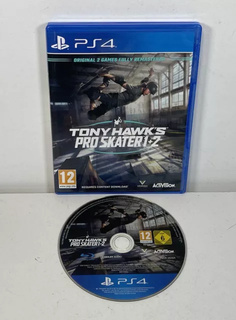Tony Hawk's Pro Skater 1 + 2 Sony PlayStation 4 PS4 2020 - Free Postage