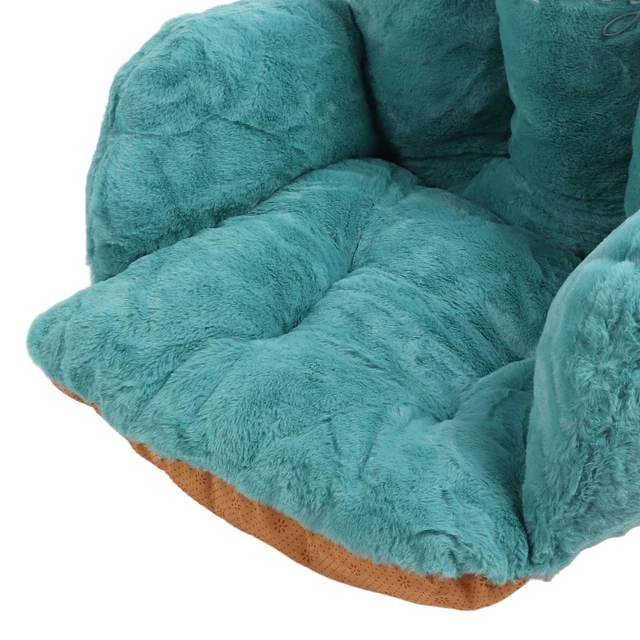 (S 22cm / 8.66in)Semi Enclosed Office Chair Cushion Relieve Back Fatigue