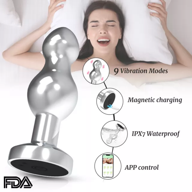 Vibrateurs anaux Stimulateur Plug anale pour Femme ou Homme Débutant Sextoys