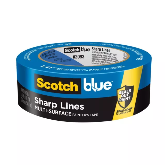 ScotchBlue 36mm x 55m Sharp Lines Multi-Surface Painter’s Masking Tape