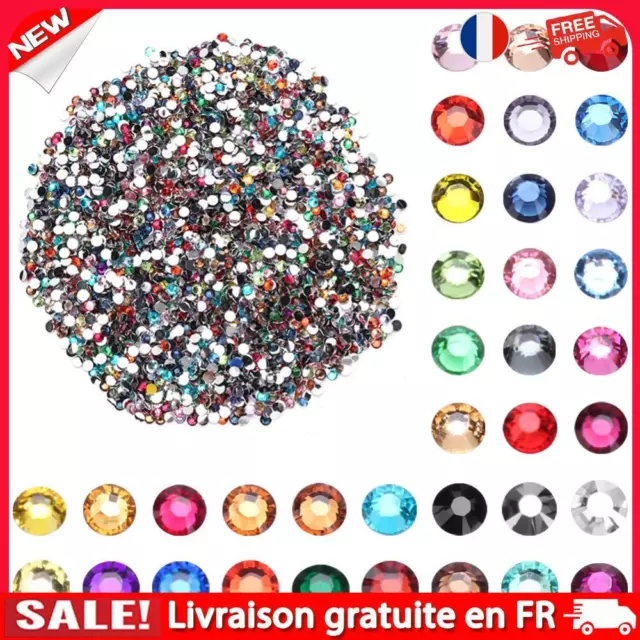 30g 4mm Crystal Rhinestone Acrylic Gemstone Flat Back DIY Scrapbooking Garments