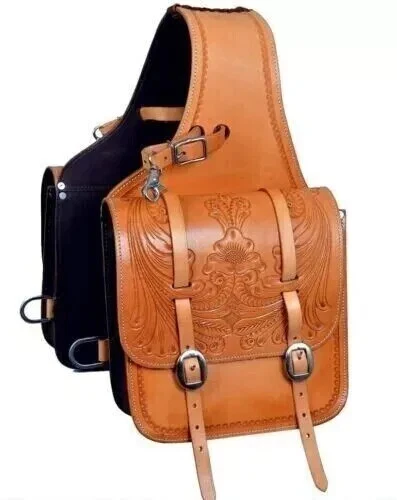 modèle 3D de Fourrure de selle en cuir Western Trail Horse