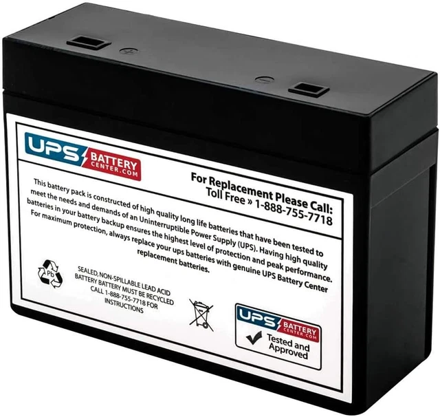 Mighty Max Battery 12V 5AH SLA Replacement - Compatible With BB Battery HR5.5-12