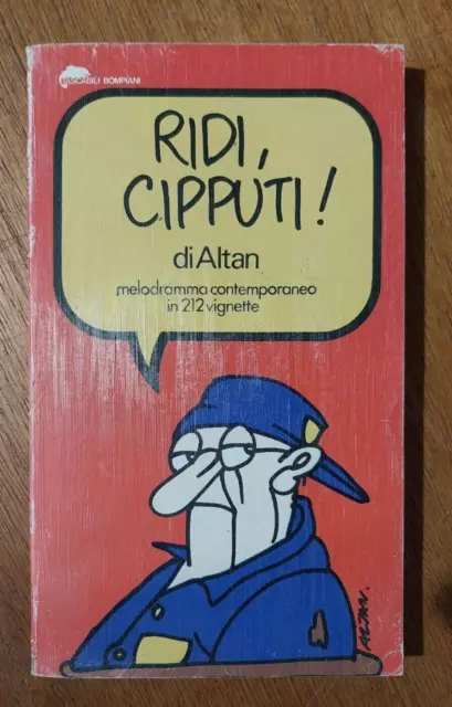 libro ridi, cipputi! di altan 1981 tascabili bompiani illustrato vignette