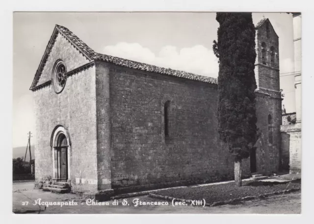 UM TR 02 Aquasparta chiesa di San Francesco viaggiata 1961
