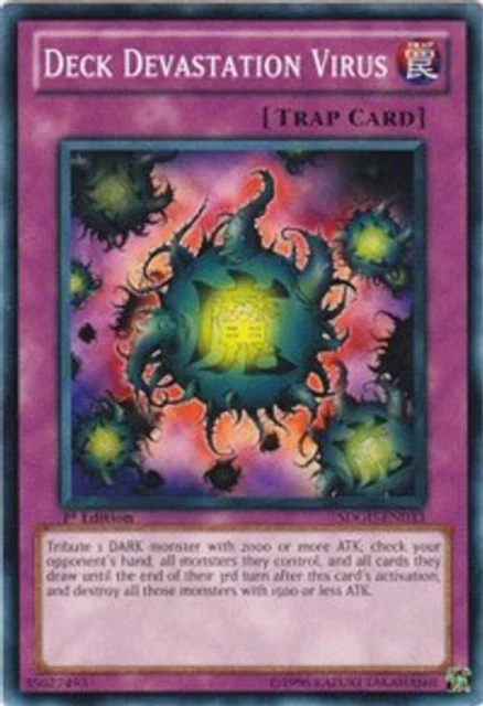 Deck Devastation Virus (SDGU-EN033) Common / Short Print 1st Edition