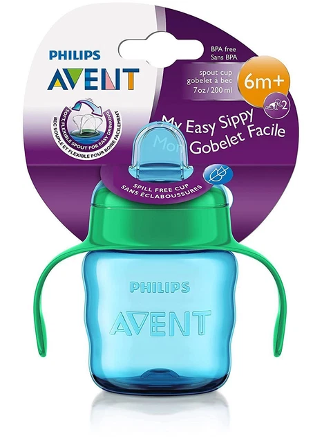 Taza de pico de polipropileno suave Philips Avent Classic (surtidos colores, 200 ml)