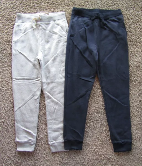 NWT PLACE Unisex Navy & Gray Drawstring Polyester 2 Pairs Sweat Pants Youth XL