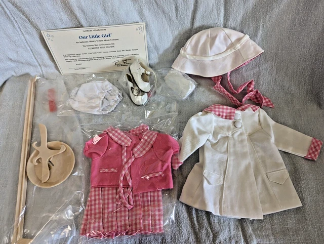 NIB SHIRLEY TEMPLE Dress up Doll Clothes from the movie "Our Little Girl" outfit