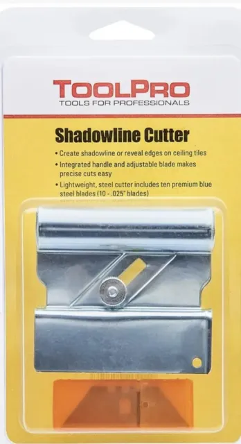 Shadowline Cutter For Cutting The Edge Off Of Ceiling Tiles ToolPro  # TP05110
