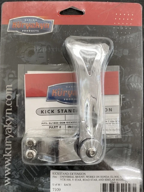 NEW KURYAKYN 7109 Kickstand Extension- MOTORCYCLE/STREET/HARLEY