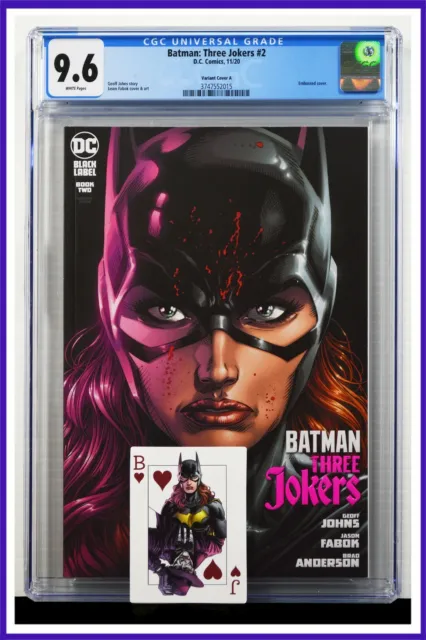 Batman Three Jokers #2 CGC Graded 9.6 DC 2020 Variant Cover A Comic Book