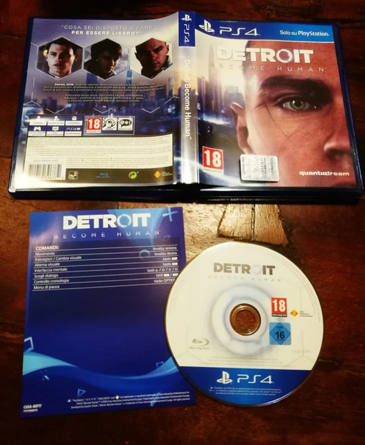 🎮Detroit Become Human Ps4 Edizione Italiana Perfetta Disco a Specchio Completa