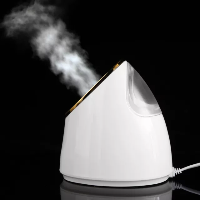 (EU Plug-Or)Nano Ionic Facial Steamer Mist Warm 100ml Facial Steamer Nano Steam