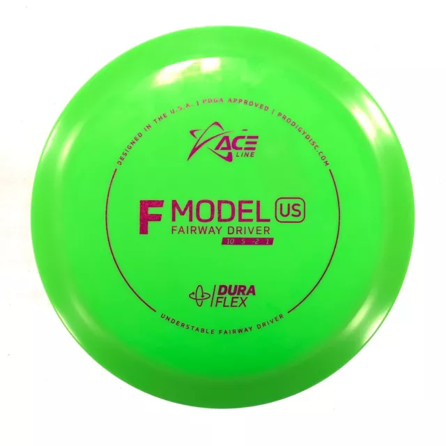 DISC GOLF PRODIGY ACE LINE DURAFLEX F MODEL US FAIRWAY DRIVER 174g GREEN