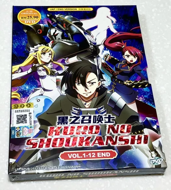 DVD Anime Kuro No Shoukanshi (Black Summoner) Vol.1-12 End English