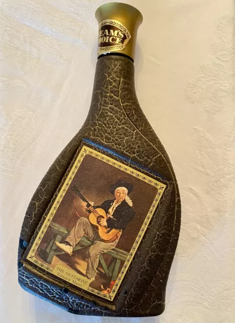 Vintage Jim Beam Modern Masters Edouard Manet The Guitarist Decanter 1969