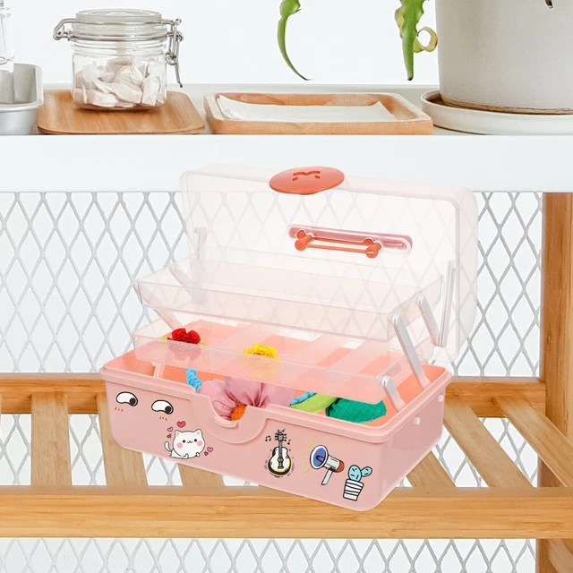 Cotton Swab Box Hair Tool Organizer Bins Storage Box Makeup Gadgets Portable 11