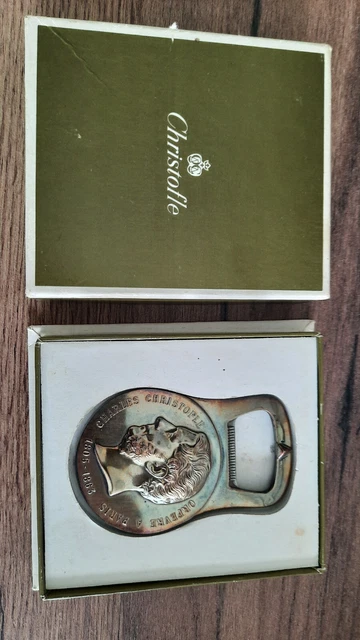 Ouvre-bouteille Christofle – Modèle Américain, Décapsuleur Argenté Collector