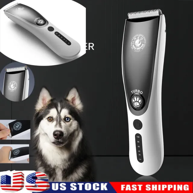 Pet Cat Dog Grooming Clippers Hair Trimmer Groomer Shaver Razor Quiet Clipper US