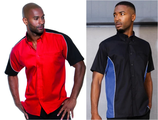 Kustom Kit Mens Smart Sports Racing Shirts Kk185 Kk185 Darts