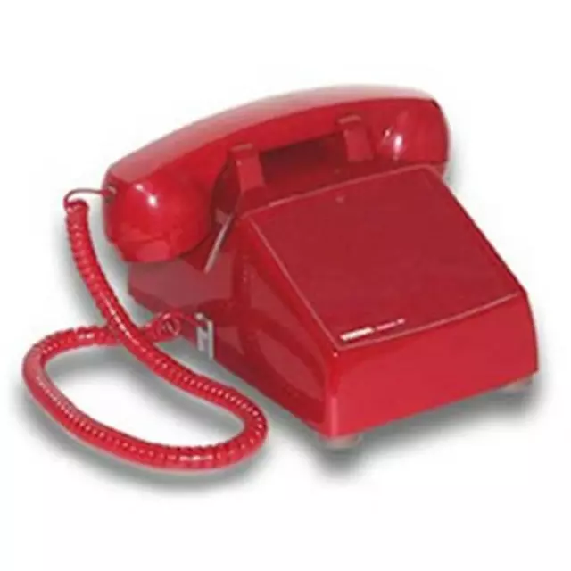 Viking Electronics VK-K-1500P-D RED No Dial Desk Phone