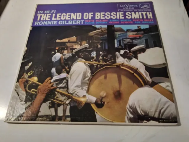 Ronnie Gilbert ‎In Hi-Fi The Legend Of Bessie Smith VG++ RCA 1591 LP Record 1957