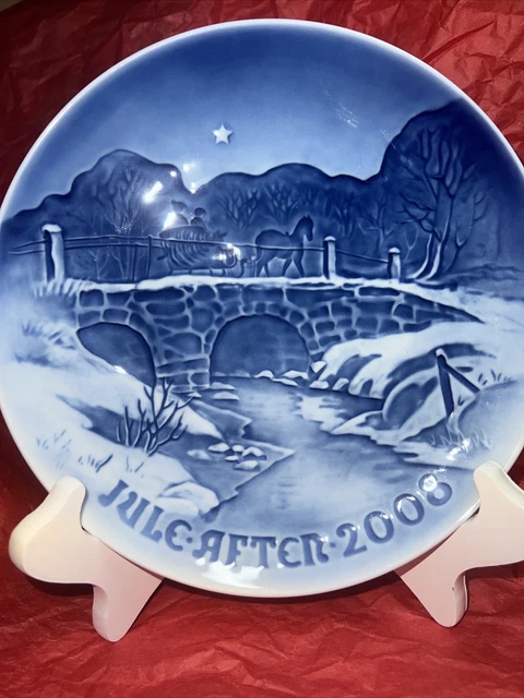 B & G Christmas Plate JULE AFTER Bing & Grondahl 2008