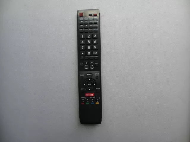 Remote Control For Sharp LC-50LE650U LC-60LE755U Smart 3D AQUOS LED HDTV TV
