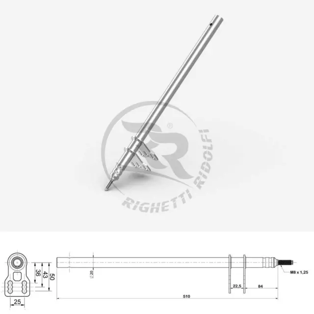 Go Kart Steering Column M8 20mm 510mm Type CRG Race Racing