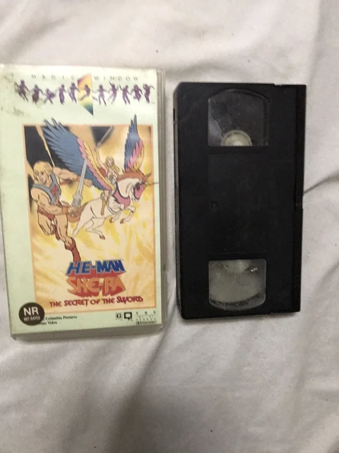 VINTAGE HE-MAN SHE-RA Secret of the Sword VHS Columbia Pictures Rare